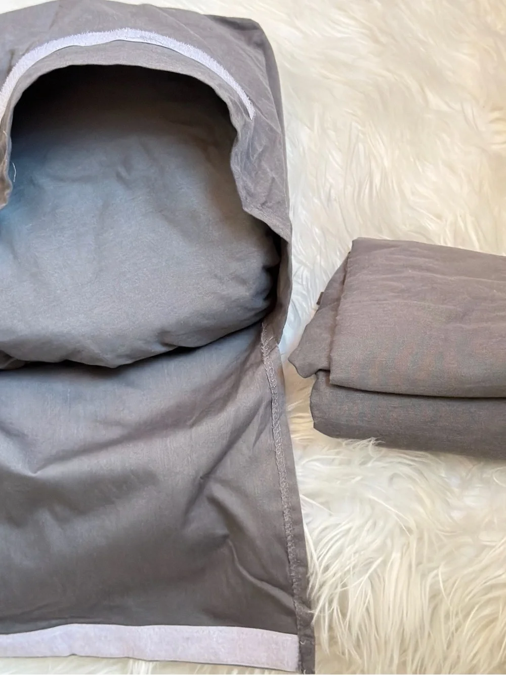 Mainstays Gray Cotton Blend Sheet Set - Solid Gray